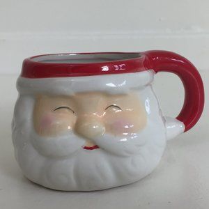Vintage Santa Head Mug Cup Ceramic Small